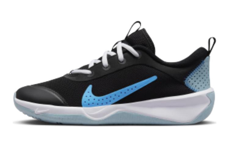 Nike Omni Multi-Court GS Black Blue Lightning DM9027-005 36