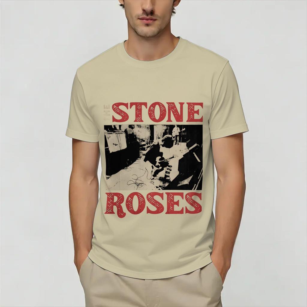 The Stone Roses T Shirt Summer Harajuku T Shirts Unisex 100 Cotton ONeck Plus Size 5XL Tees ShortSleeve Vintage Tops
