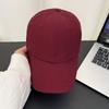 Hat Men's big head circumference cap Summer wide brim versatile face small visor Solid color baseball cap Women