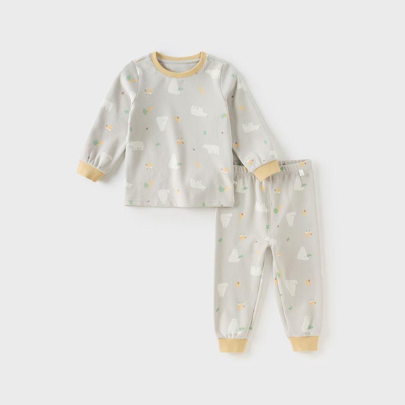 David Bella Boys' Underwear Set Warm Baby Autumn Clothes and Pants Children's Pajamas Loungewear Spring Season