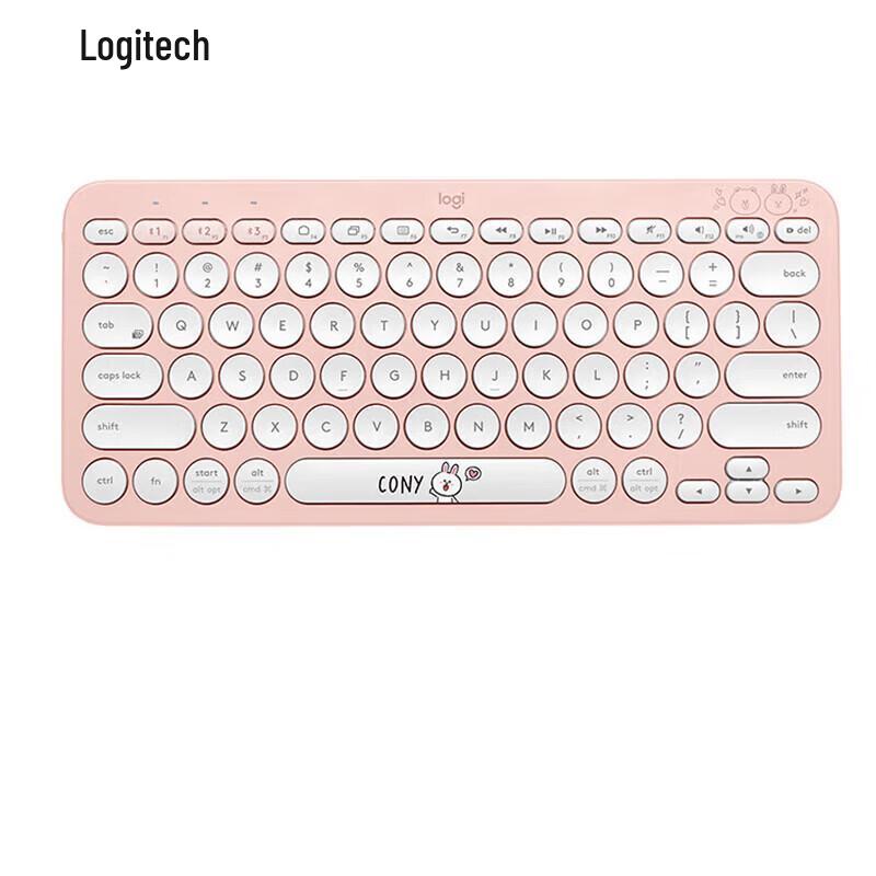 Logitech K380 Wireless Bluetooth Keyboard (Cony Rabbit Edition)