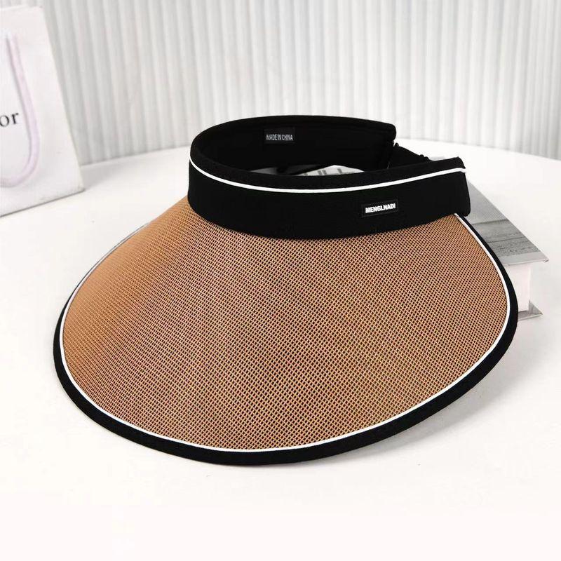 

K-style Air Top Summer New Arrival Female Fashion Sun Protection Hat Big Brim Face-Covering Easiest for Match Casual Spring Sun Hat Sun Hat Card Black One size