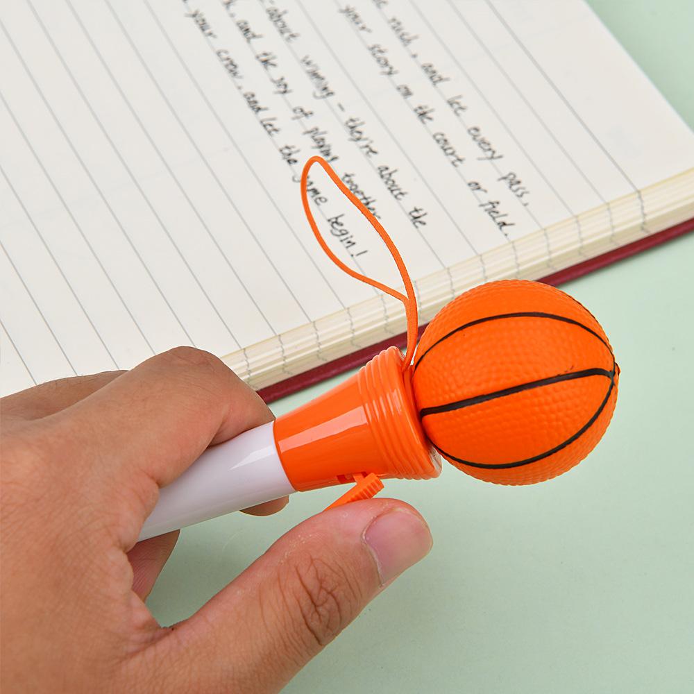 Creative Stress Relief Catapult Neutral Pen Vent Can Pinch Football Shaped Water Pen Funny Stationery