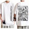 One Piece Franky TShirt Unisex Streetwear Anime Graphic Print Crew Neck Pure Cotton Casual Fashion Tops For Men Women