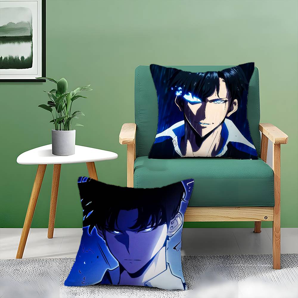 Cool Man S-Solo Leveling-MT Comic Pillow Case Printed Brushed Fleece Pillow Baby Skin-Touch Eco-Friendly Dye-Sublimat