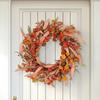 Handmade Wreath for Thanksgiving Celebration Garlands for Home and Office Decoration Harvest Festival Door Hanging