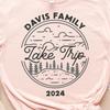 Family Lake Trip Shirts, Family Vacation Shirts, Custom Family Trip Shirts, Personalized Matching T-Shirts, Camping Trip Shirts