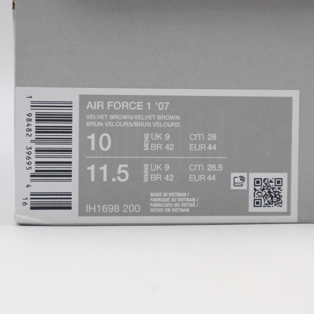 IH1698-200 Nike Air Force 1 Low '07 Velvet Brown (Men's)