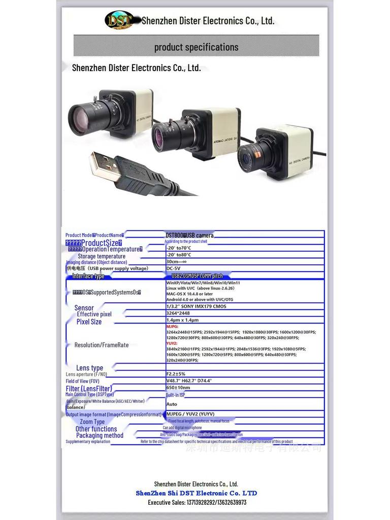 4K USB Webcam for Live Streaming and Video Conferencing