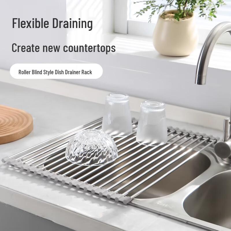 Zhaoran 304 Stainless Steel Kitchen Dish Drying Rack