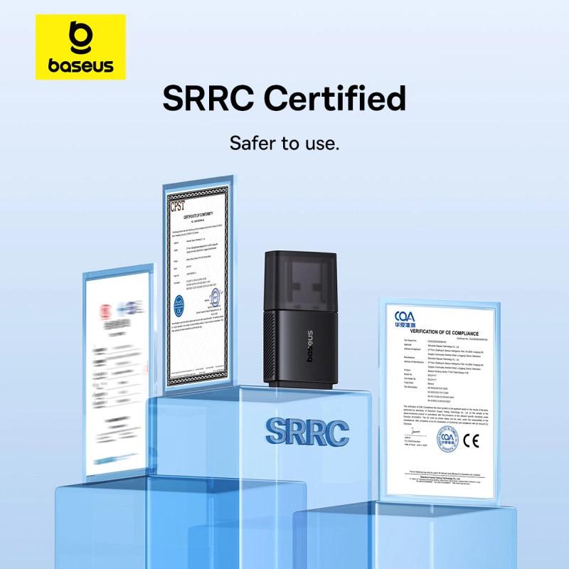 Baseus Bs-Oh169 300Mb/S Usb Network Card - Black