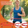 Ceinture de course Porte-numéro de taille réglable Ceinture de taille sportive pour l'extérieur Fitness Cyclisme Contre-la-montre Randonnée