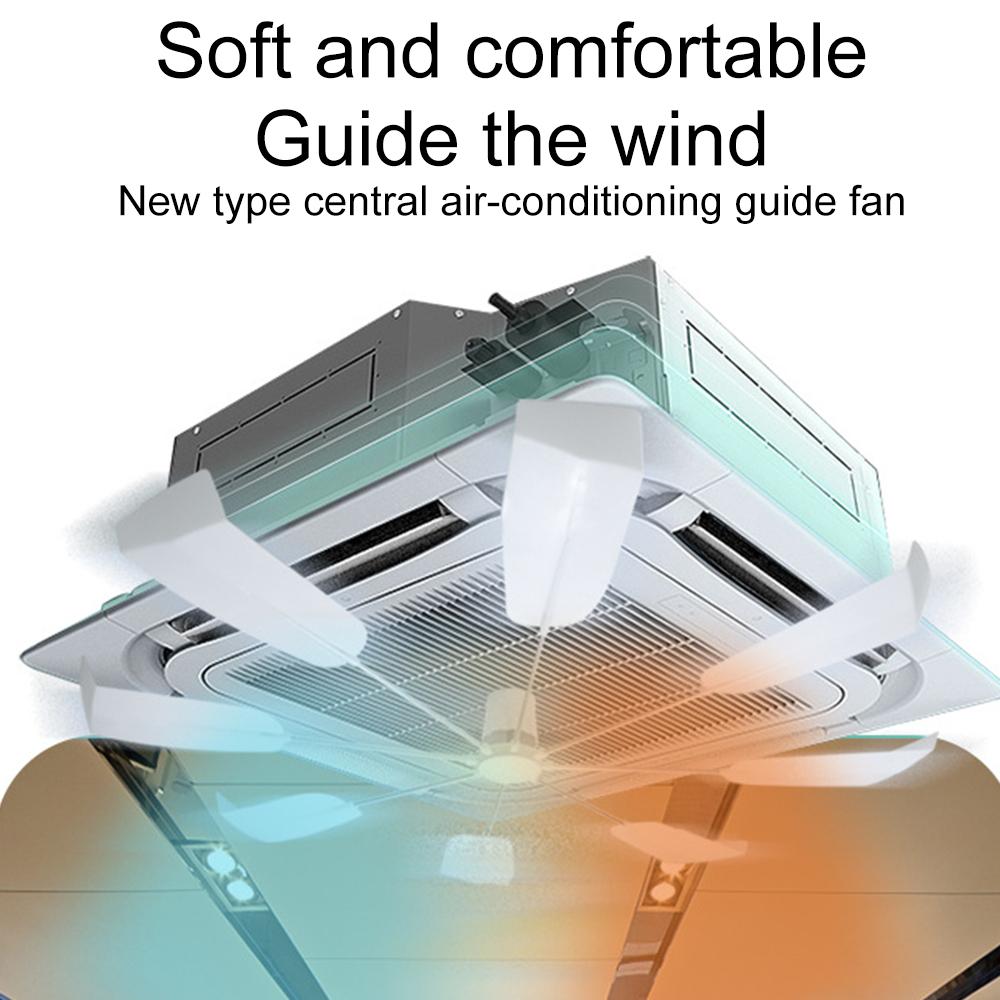 Windshield of Central Air Conditioning Deflector Prevent Blow Baffle Cover 360 Wind Direction Air Cooled Baffle for Home Office