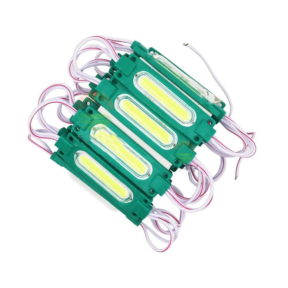 10pcs/lot 12V COB LED Module Waterproof Indicator Light Warning Lamp LED Back Light  Sign Channel