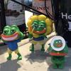 Sad Frog Krypton Gold Player Blind Box Pepe Lonely Frog Ornaments Hand-Made Dolls Around The Tide To Play Gifts Boys Niche Gifts