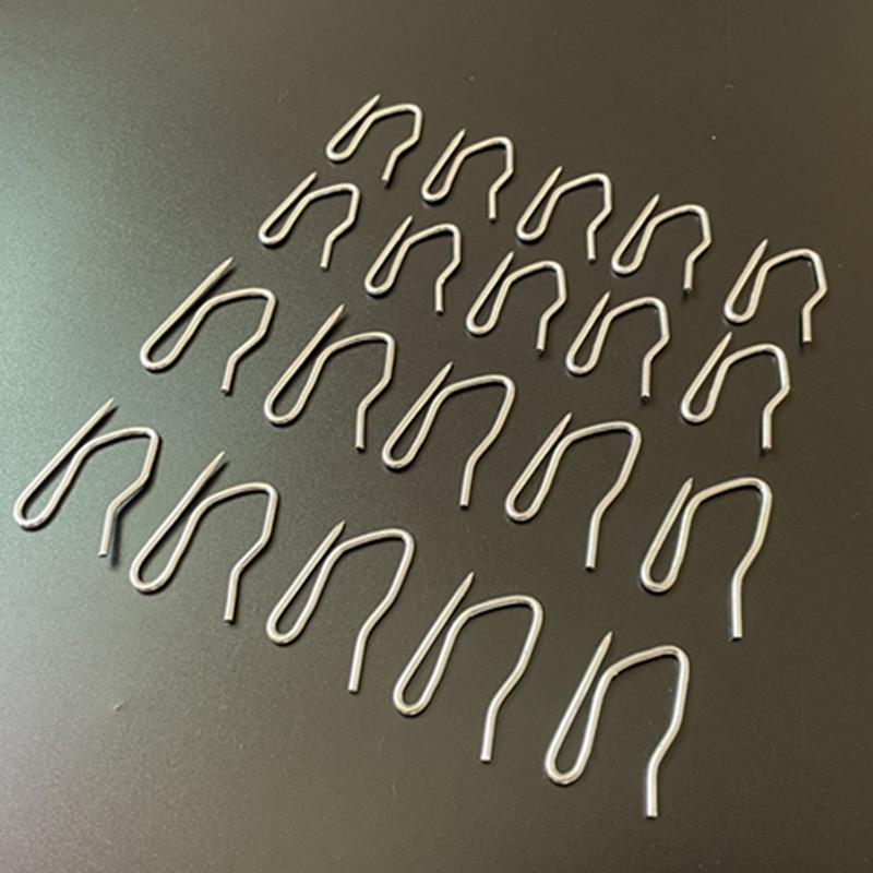 Nerezové háčky na závěsy ve tvaru S - Malé