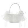 Handheld Flower Basket Romantics Wedding Basket Butterfly Decoration Basket for Bridesmaids and Flower Girls
