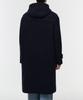 Musinsa Standard Wool Blend Oversized Duffle Coat [Navy]