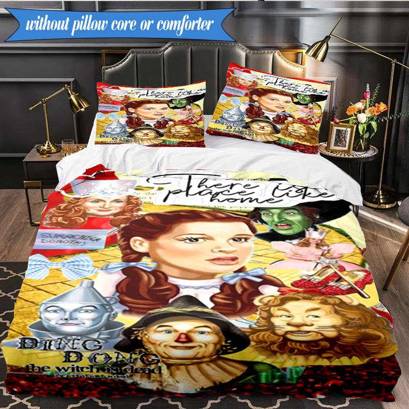Wonderful Wizard Adventure 3pcs K-pop Music Group Bedding set,Ideal for Bedroom, Dormitory,Including Duvet Cover And 2pcs Pillowcases,Fan Gifts