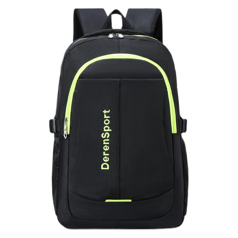 Schoolbag Business Sports Backpack Urban Leisure Large Capacity Student Backpack Men's Classic Black Backpack