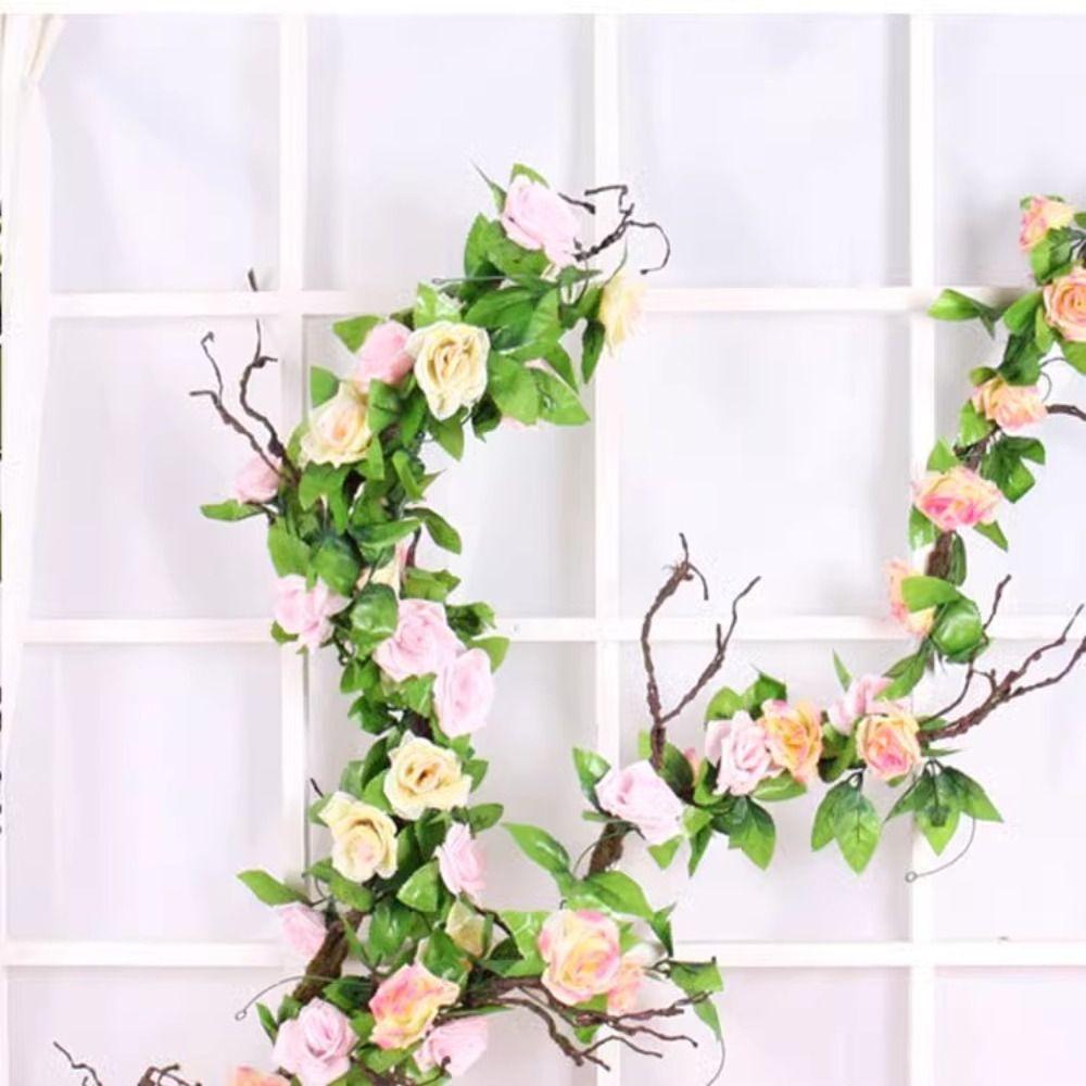 Wedding Decor Artificial Simulated Tree Vines Reusable Long Climbing Vines Flexible Eco-friendly Fake Hanging Plants Garden
