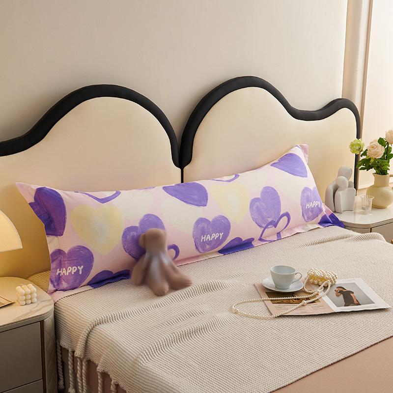 120/150/180cm Cartoon Printed Cotton Long Pillowcase Soft Couple Lover Sleeping Pillow Cover Girl Bedroom Decor Pillow Case