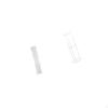 Living Room Paper Floor Lamp Shade with Clear Acrylic Side Table for Small And Easy Assembly