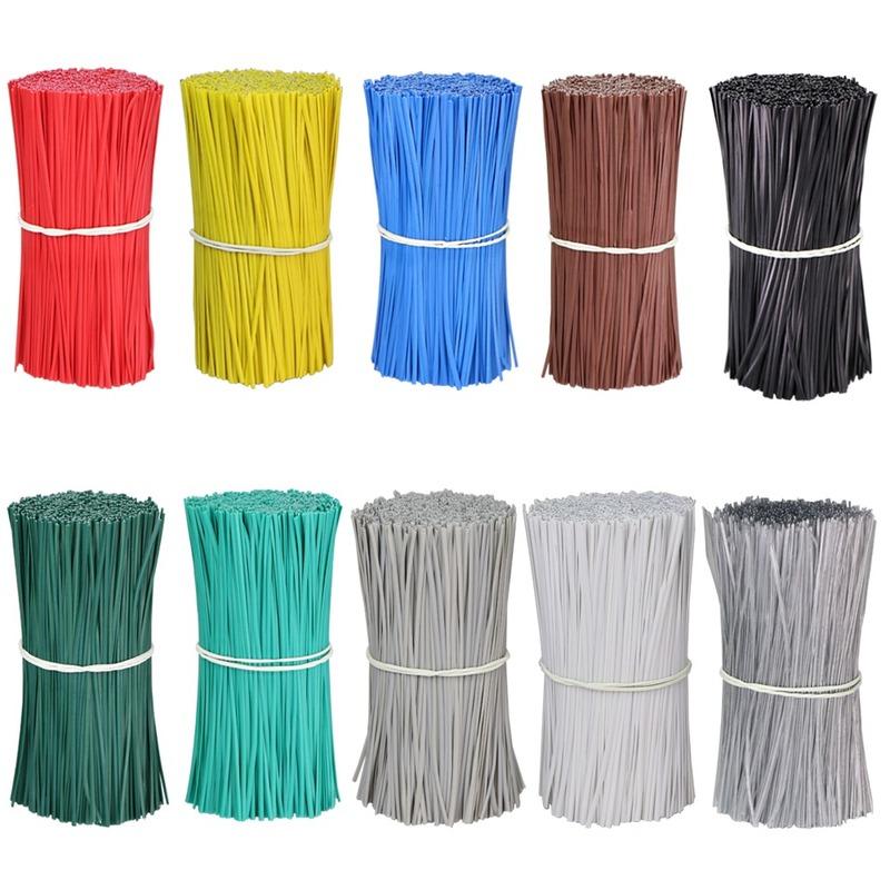 1000PCS 10cm Gardening Cable Ties Iron Wire Twist Tie for Flower Plant Climbing Vines Multifunction Coated Fix Strings