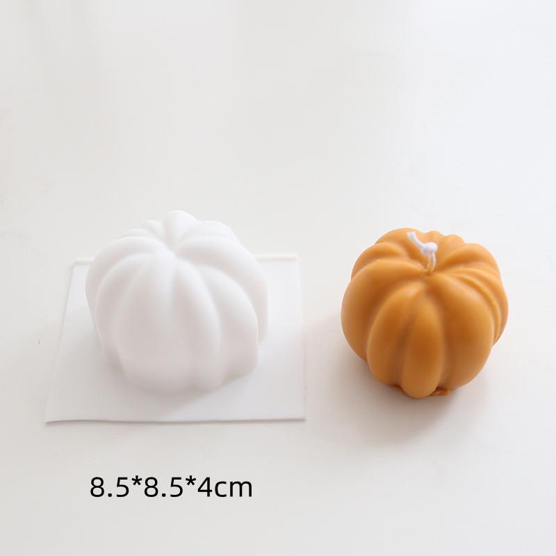 

3D тыква свеча силиконовая форма DIY Хэллоуин гипсовое искусство ремесло свеча мыло изготовление инструмент тыква