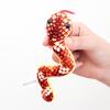 Cute Magnetic Snake Doll Plush Animal Refrigerator Stickers  Zodiac Snake Year Mascot Magnetic Plush Snake Decorative Toys
