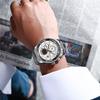 CURREN Men's Calendar Watch with Steel Business Waterproof Quartz Watch