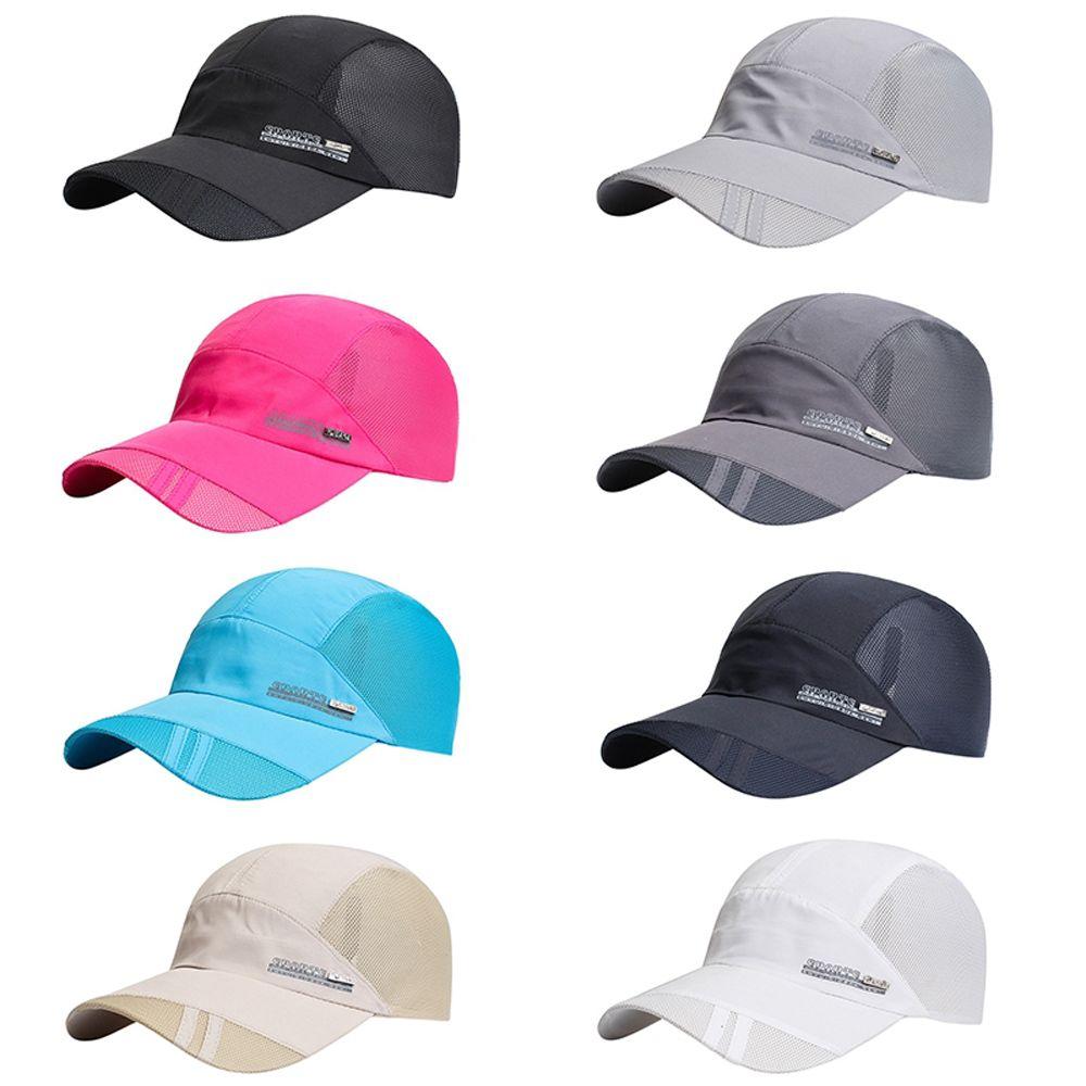 Adjustable Breathable Korean Style Sun Hat Quick Dry Mesh Cap Mesh Caps Visor Cap Baseball Hat