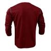 Męski T-shirt z długim rękawem Henley w blokach kolorystycznych, jesień/zima 2023, styl europejski i amerykański