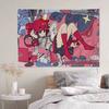 Popular Singer Kasanes Teto Chart Tapestry Art Science Fiction Room Home Decor Cheap Hippie Wall Hanging