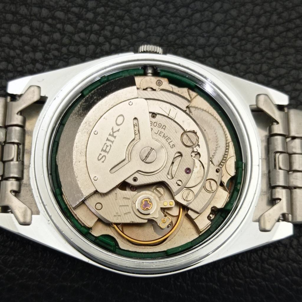 ЯПОНСЬКИЙ ВІНТАЖНИЙ ВІДНОВЛЕНИЙ ЧОЛОВІЧИЙ БІЛИЙ ГОДИННИК SEIKO 5 АВТОМАТИЧНИЙ 6309A a441645-1