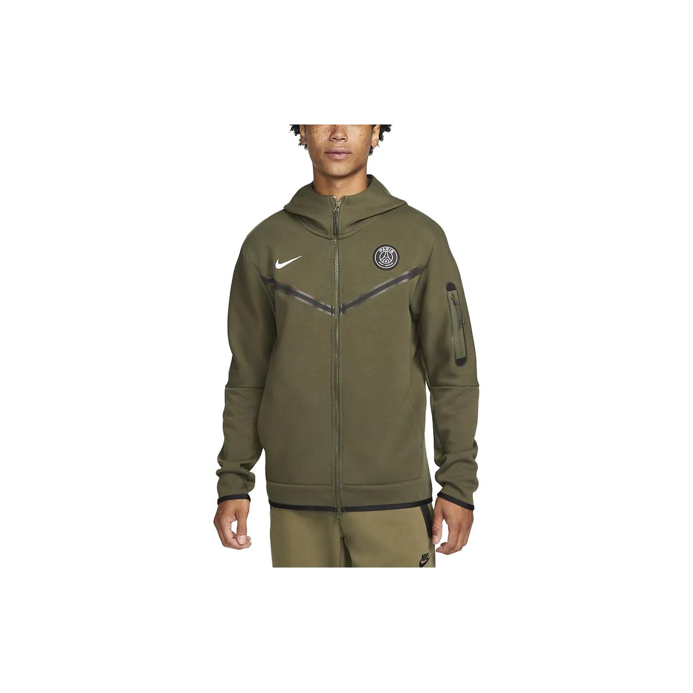 

Nike Logo Print Zipper Cardigan Vintage Sports Sweatshirt Men sweatshirt Green DN3086-325 M