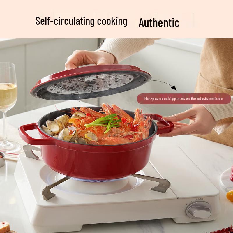 SUPOR Cast Iron Enamel Stew Pot