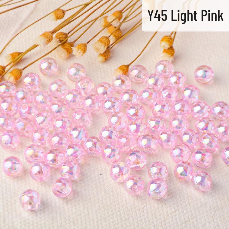 Transparent AB Color Acrylic Rice Beads for DIY Bracelets & Necklaces