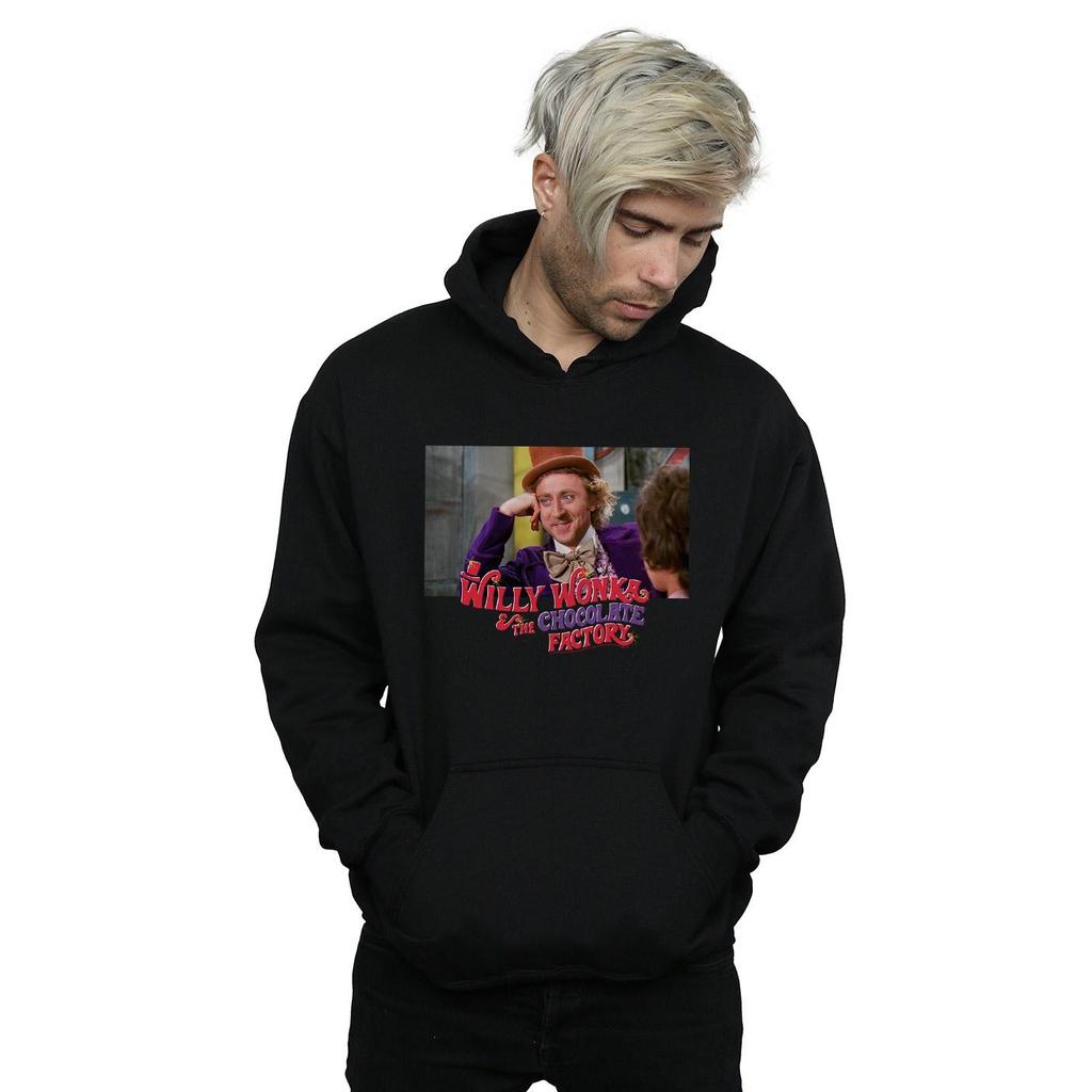 Willy Wonka And The Chocolate Factory Mens Condescending Wonka Hoodie