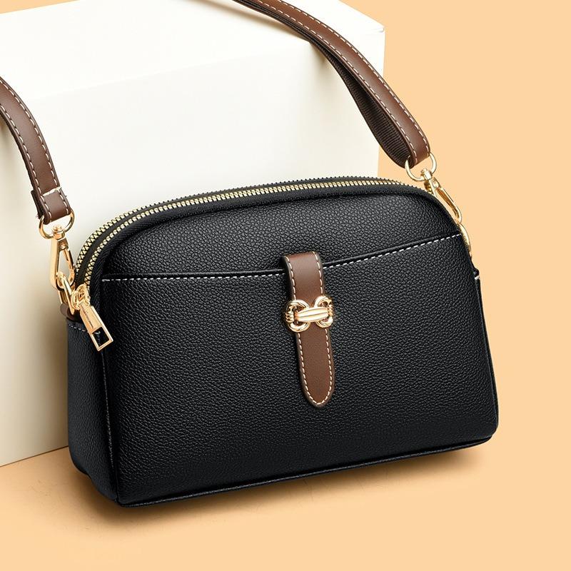 Women's bag mobile phone bag new fashion soft leather women's mother bag shoulder messenger bag versatile delivery