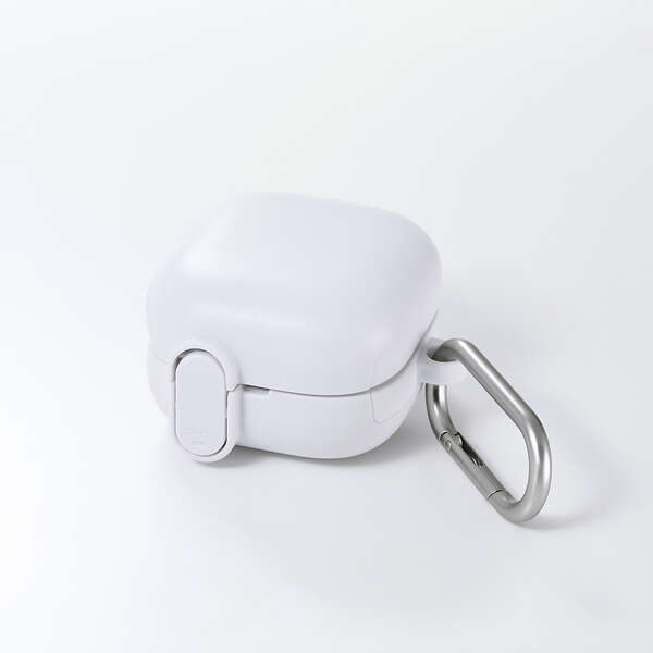 TOUGH SLIM Lock Case for SONY LinkBuds Features a locking mechanism to prevent accidental ejection during drops and a uniquely designed air cushion