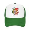 Portugal Flag Portuguese Mesh Baseball Caps Unisex Fashion Sun Caps  Dad Hat Adjustable Summer Trucker Hat