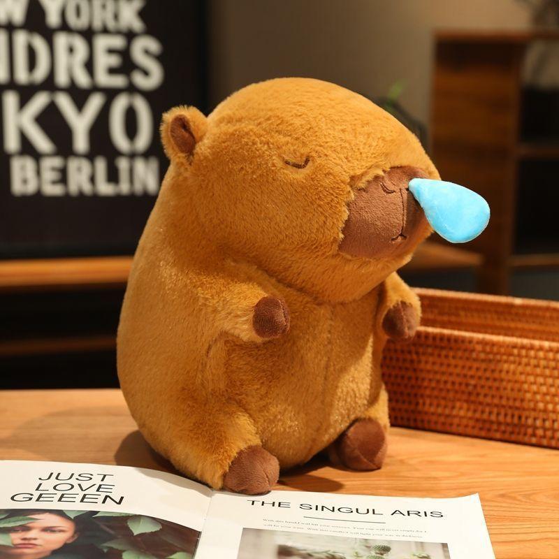 

Капибала кукла плюшевая игрушка капибара кукла милая капибала подушка чем кукла-младенец подарок девочка 23cm [Spot second hair]