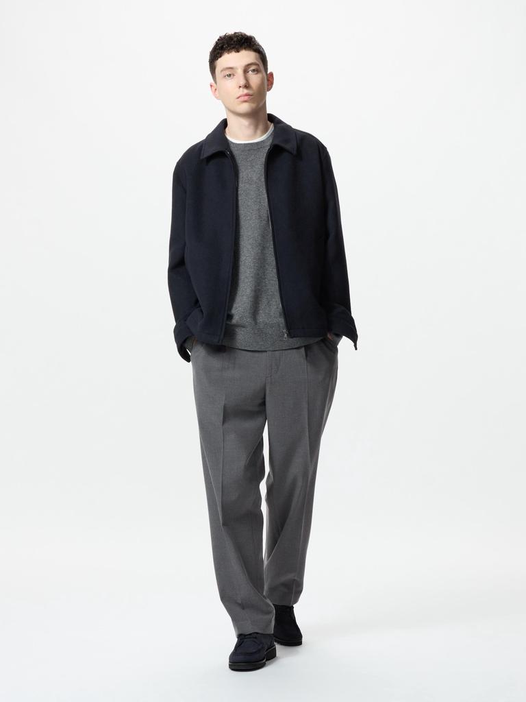 Uniqlo Japan Tuck Wide Pants  Standard Length 70 76cm 