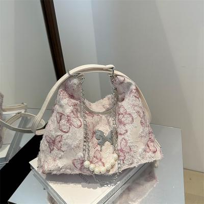 Summer High-value Embroidered Large Bag Women's 2025 New Design Niche Tote Bag Large-capacity Shoulder Bag