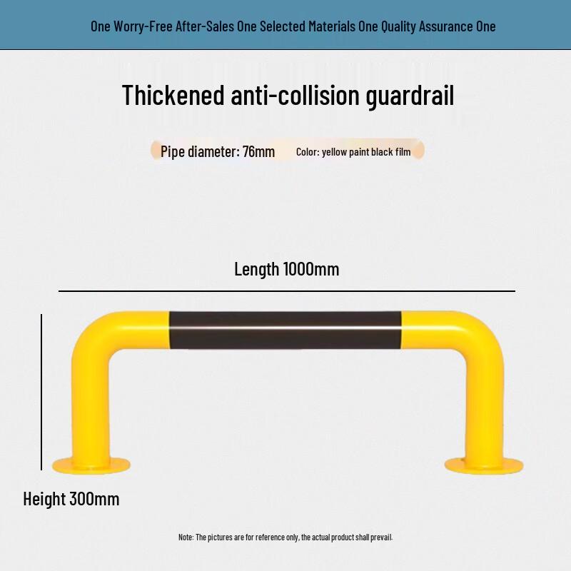 Steel Parking Lot Guardrail & Bumper Post