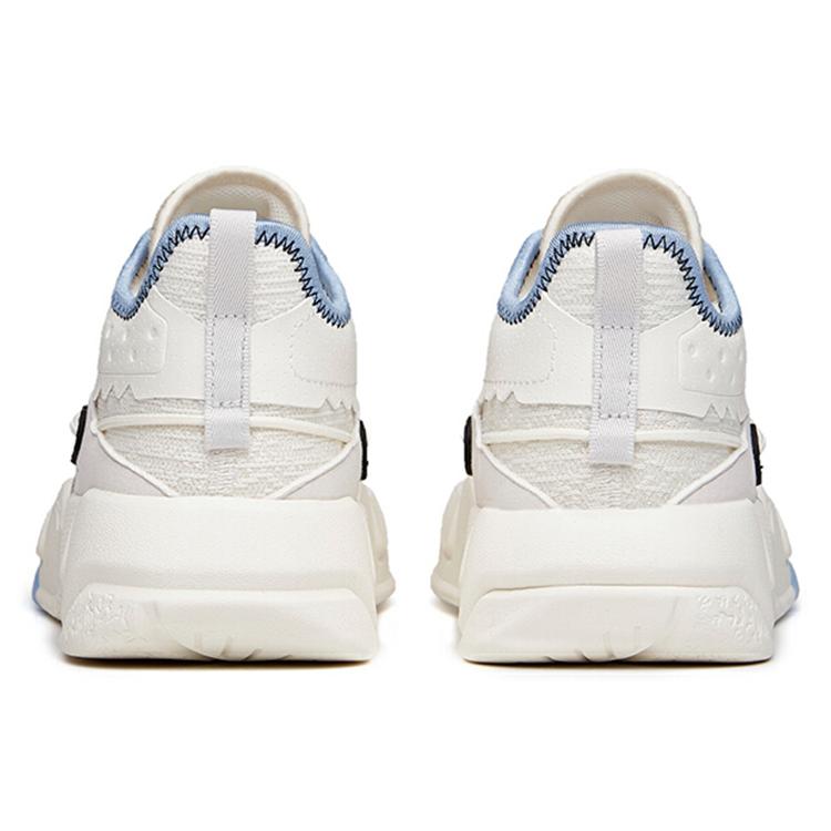 Anta Life Collection Slip Resistant Abrasion Resistant Low top Skateboard Shoes Women's Blue White 122138084-1