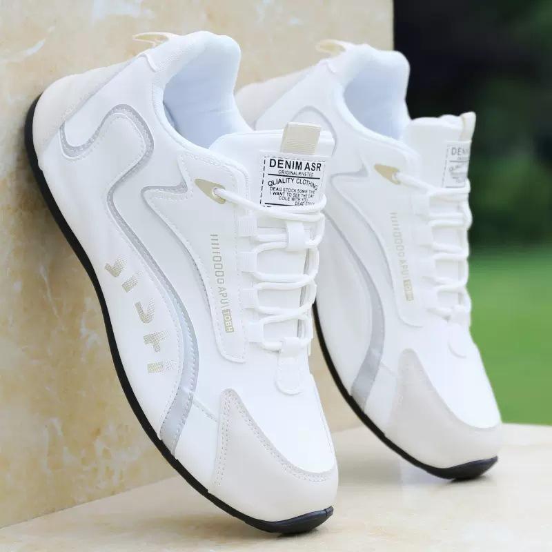 Men's Waterproof Leather Sneakers - Non-slip, Casual Autumn/Winter Travel Shoes 2024