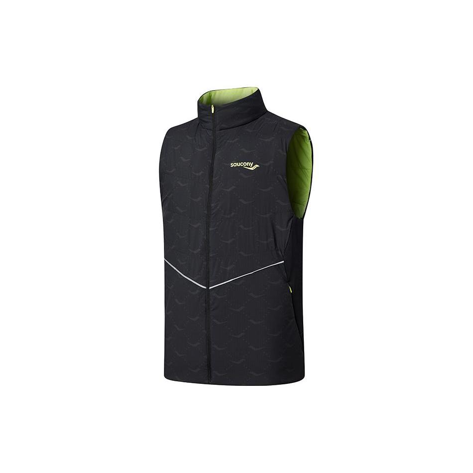 Saucony Vests Men s Jet Black Stand Collar Moderate Other SC2230121A-PR05 M