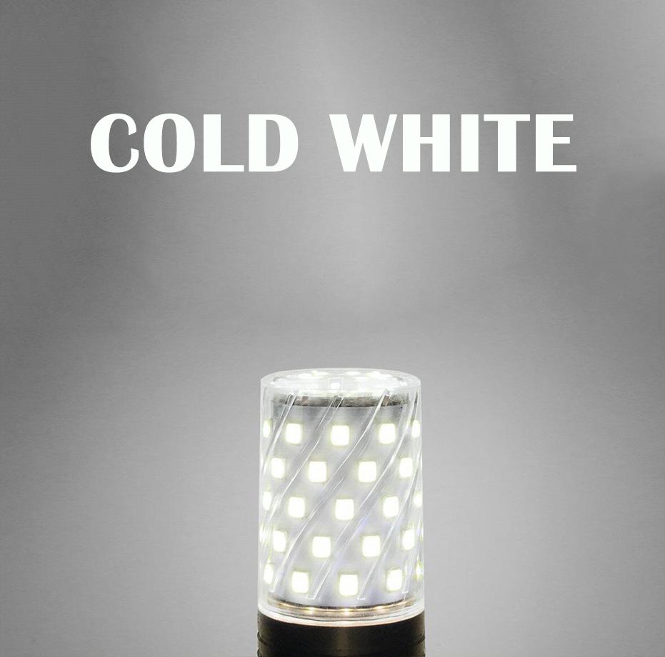 Energy Efficient E27 LED Corn Bulb 220V 12W 16W, No Flicker SMD2835, for Home Lighting Indoor Decor Bright Bulb Replace 100W Halogen, Warm/Cool White